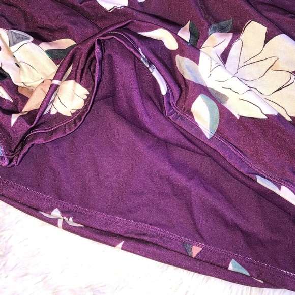 Athleta Purple Aqualuxe Floradora Top Tankini - Picture 7 of 7